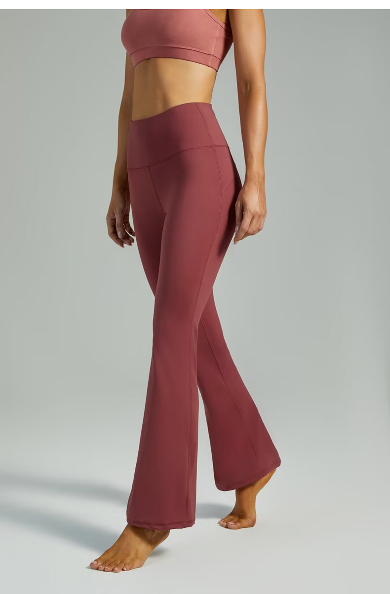 High-Waist Schlag-Leggings