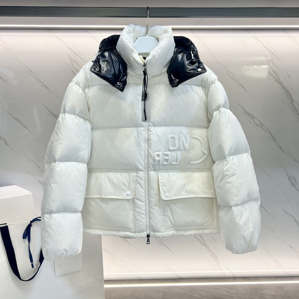 White puffer jacket