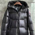 Shiny down jacket