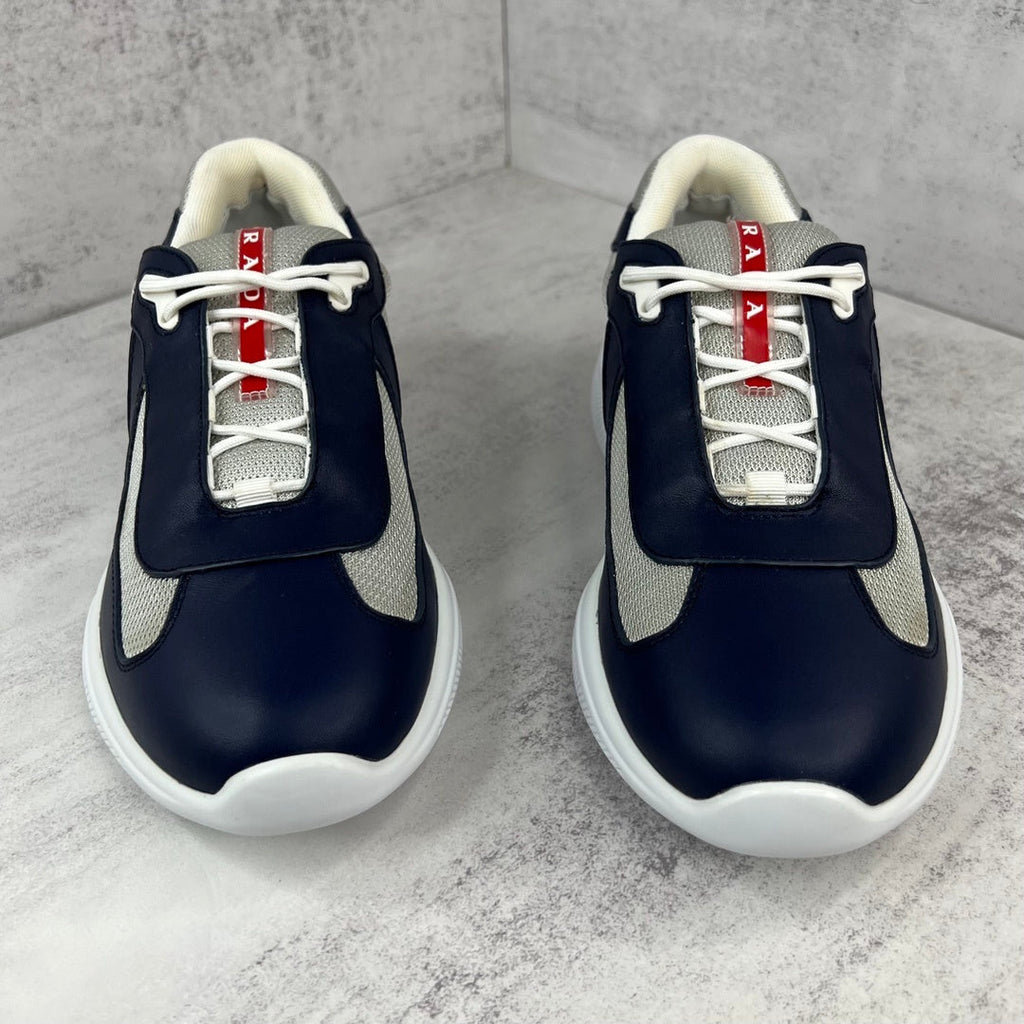 Blue high-performance sneakers