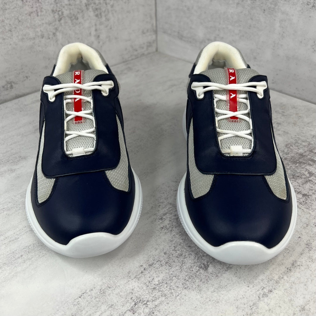 Blue high-performance sneakers