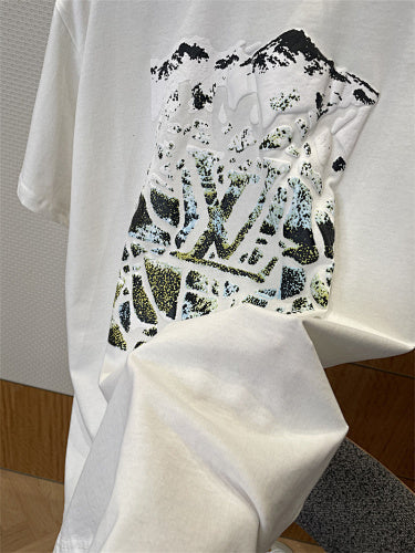 Minimalistisches Baumwoll-T-Shirt
