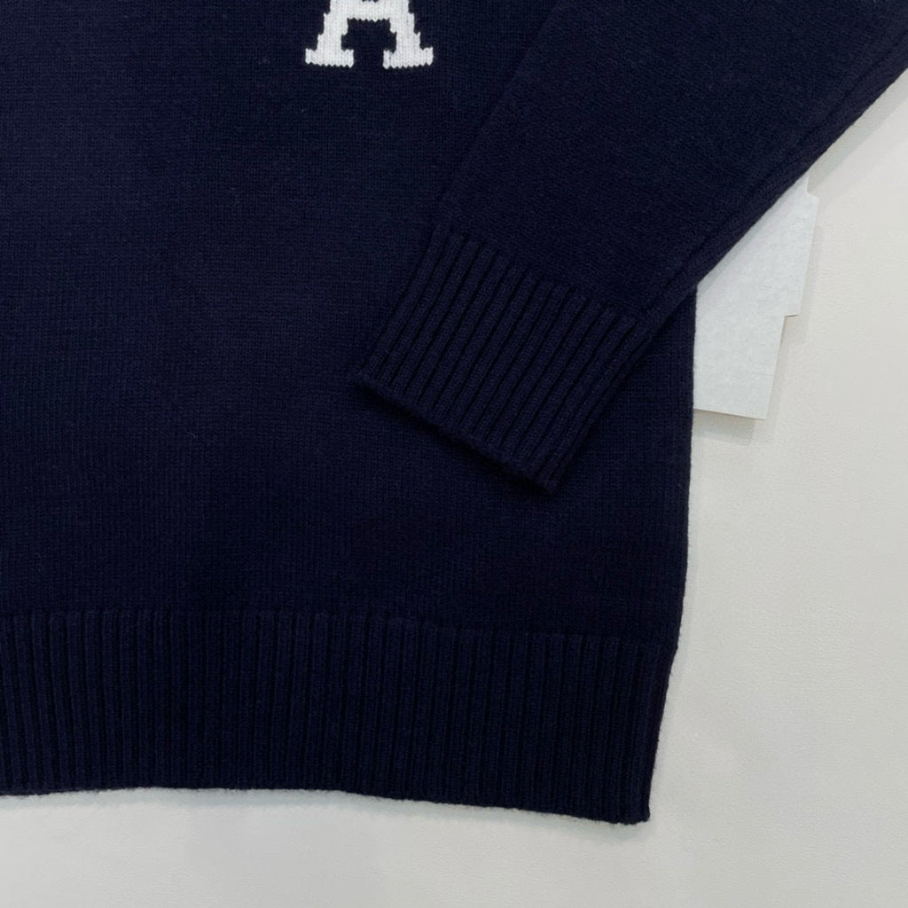 Herz-Logo Strickpullover
