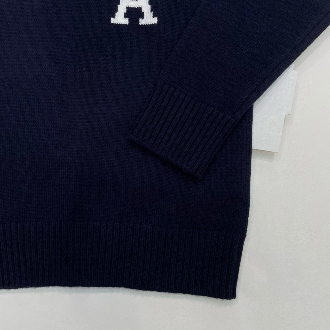 Herz-Logo Strickpullover