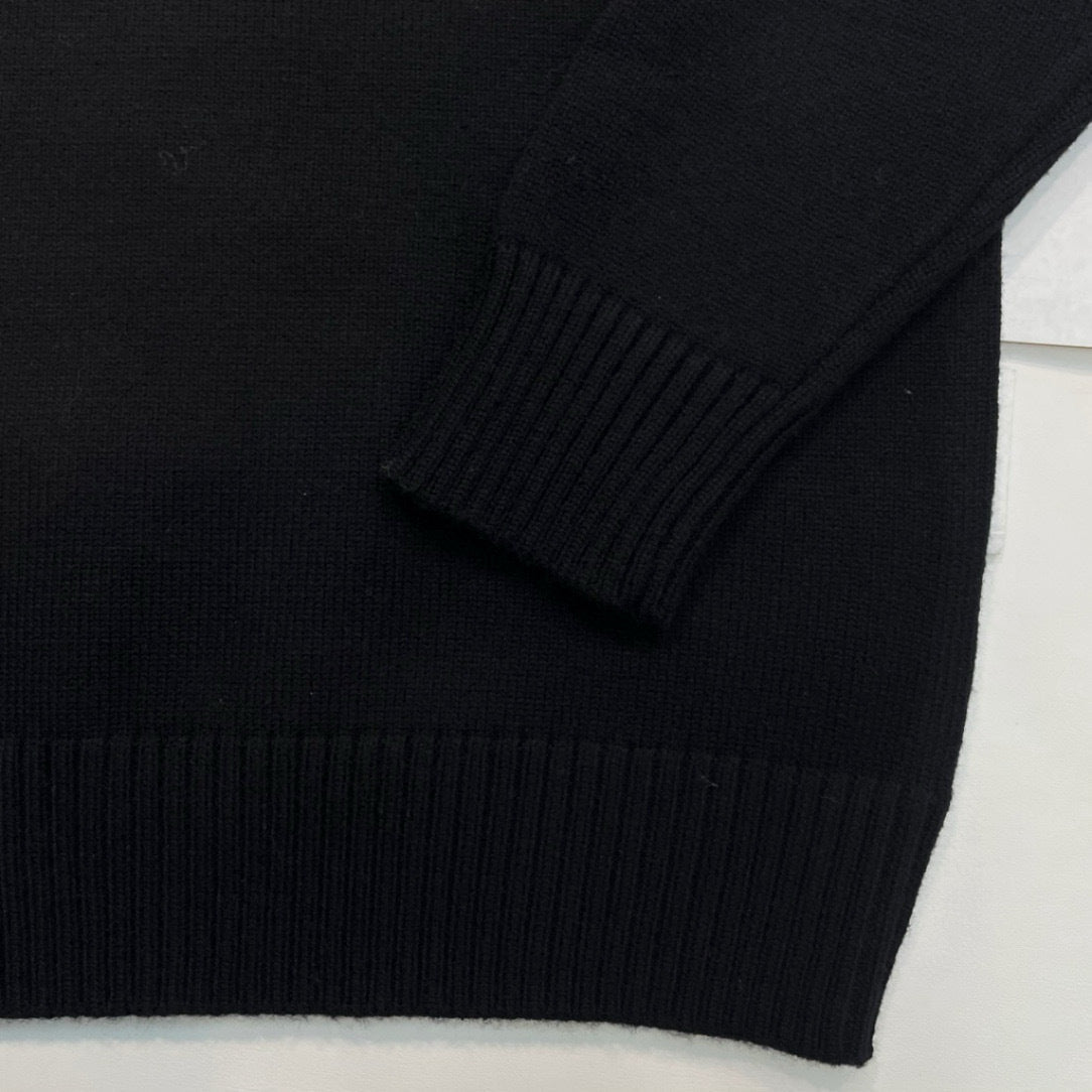 Herz-Logo Strickpullover