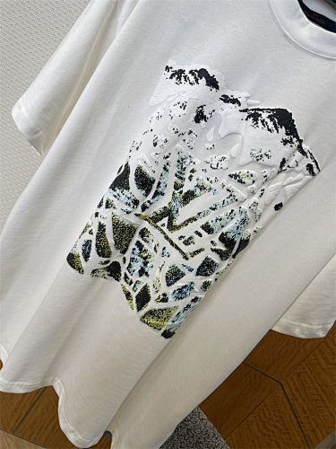 Minimalistisches Baumwoll-T-Shirt