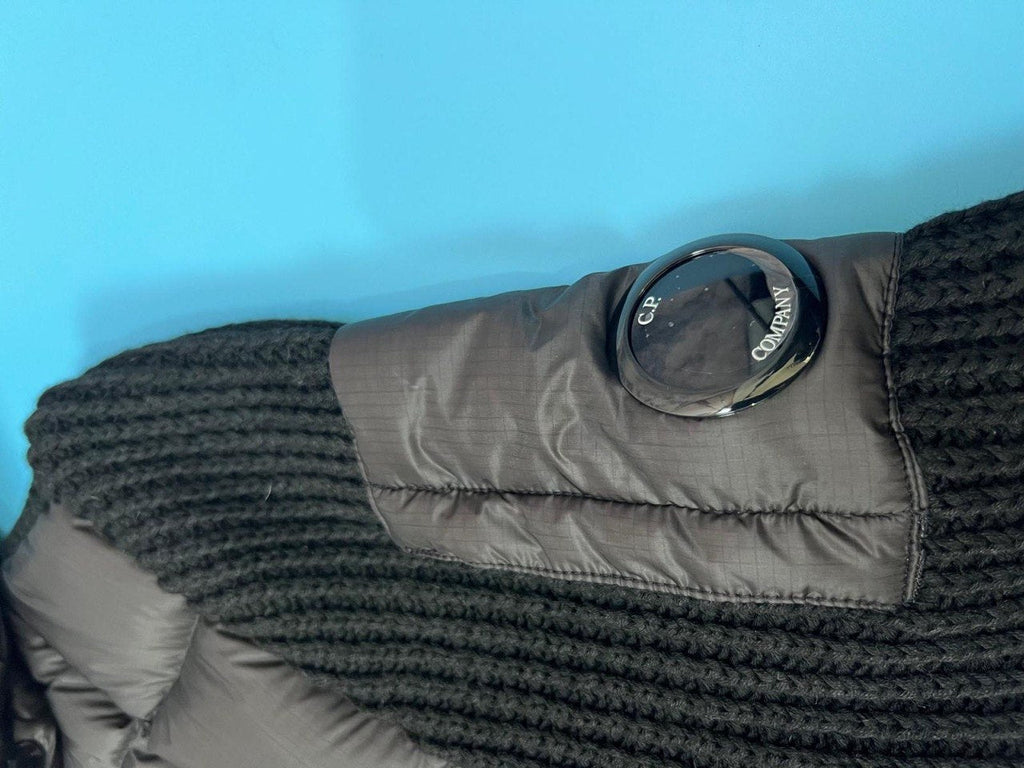 Hybrid down quilted jacket