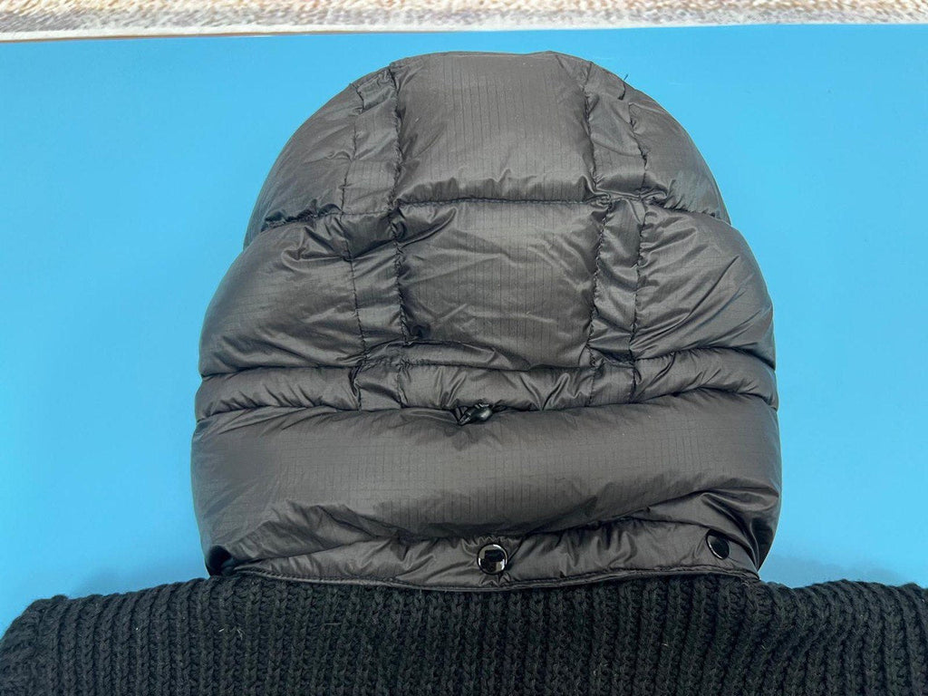 Hybrid down quilted jacket
