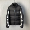 Unisex quilted jacket with skeleton design