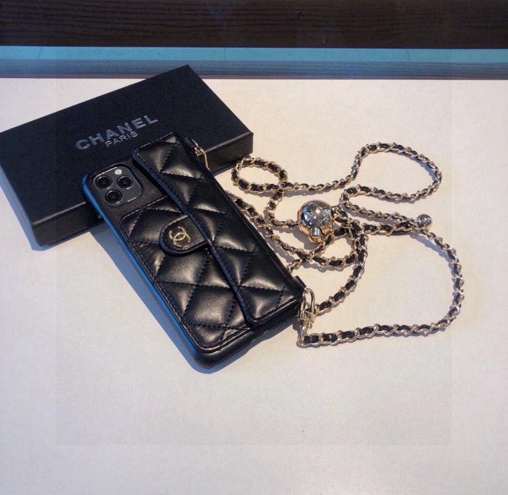 Crossbody padded phone pouch
