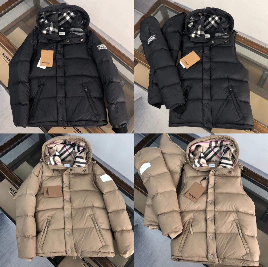 Abnehmbare Gänsedaunenjacke