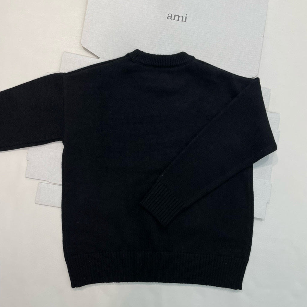 Herz-Logo Strickpullover