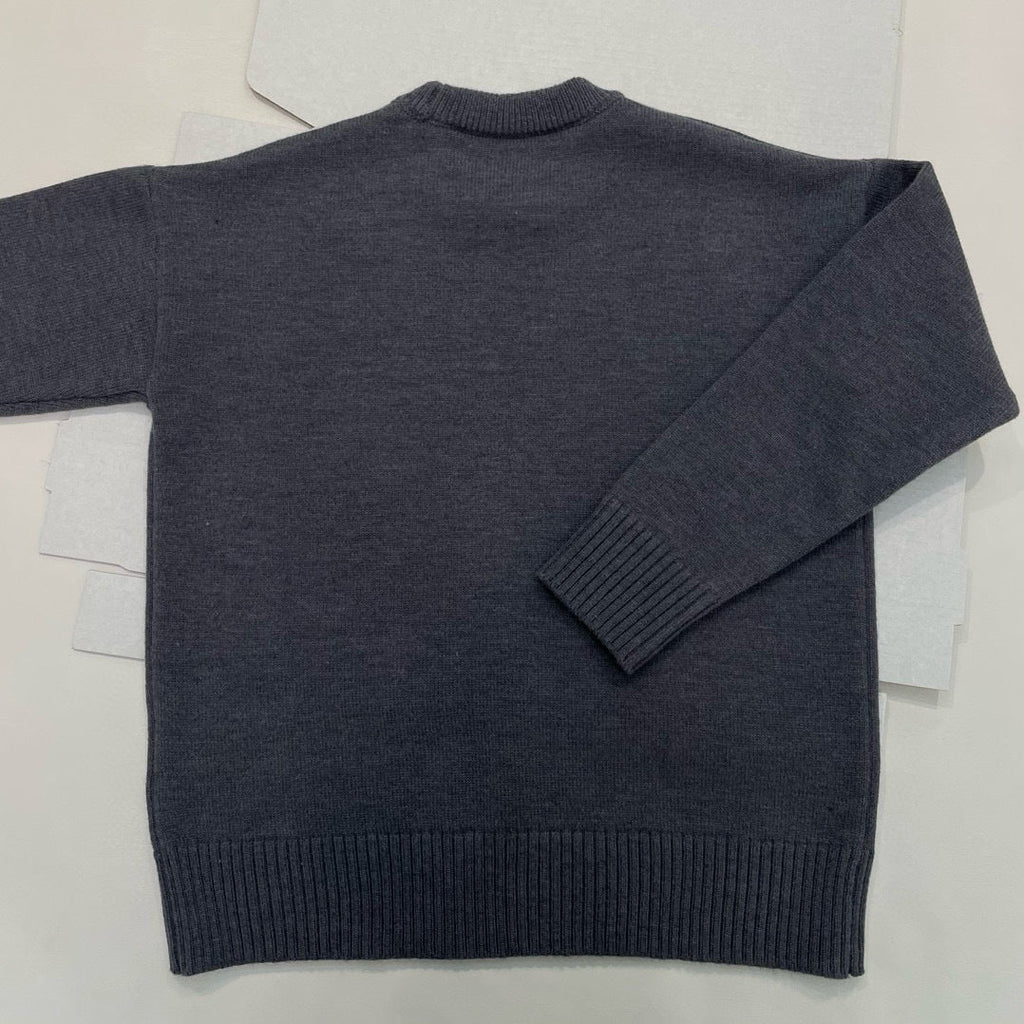 Herz-Logo Strickpullover