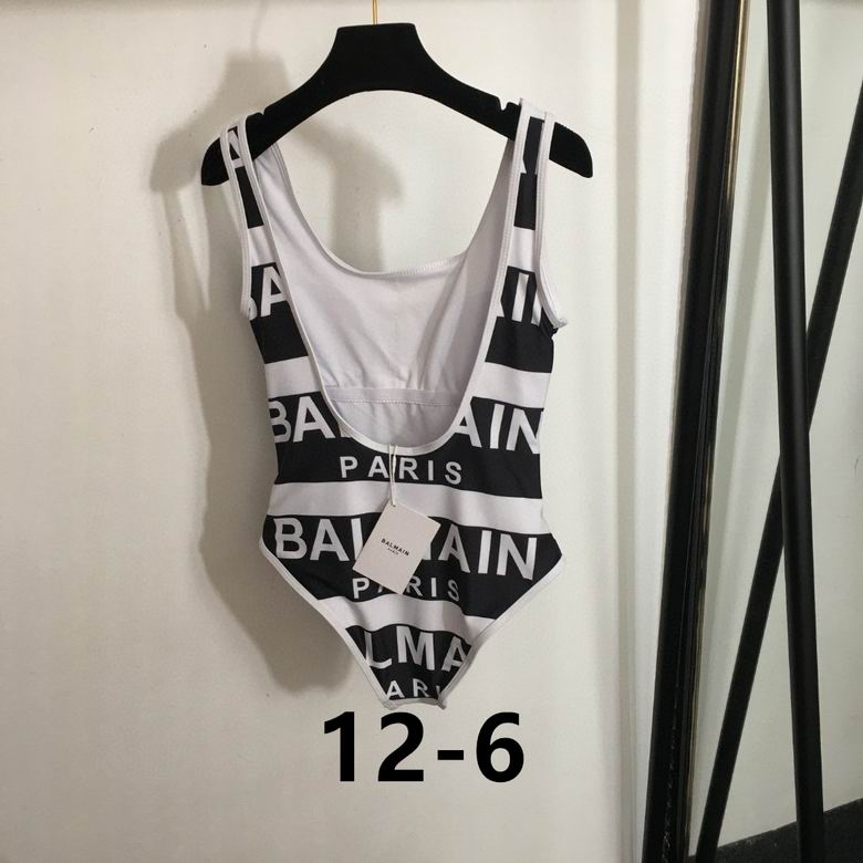 Traje de baño con monograma estampado