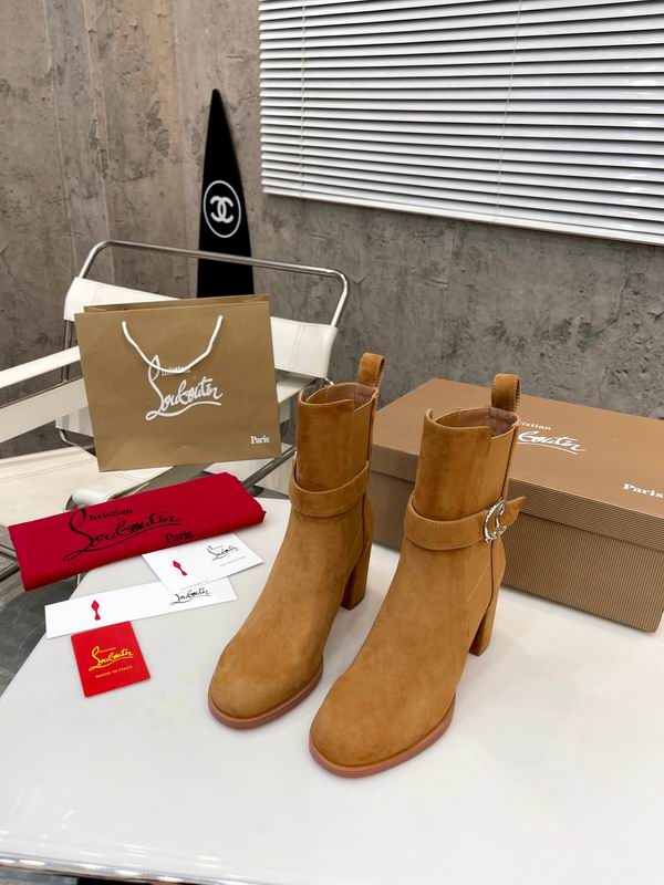 Botines de ante color camel para mujer