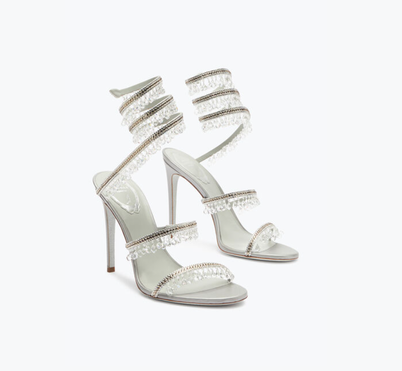 Cleo Sandalen mit Kristallriemen
