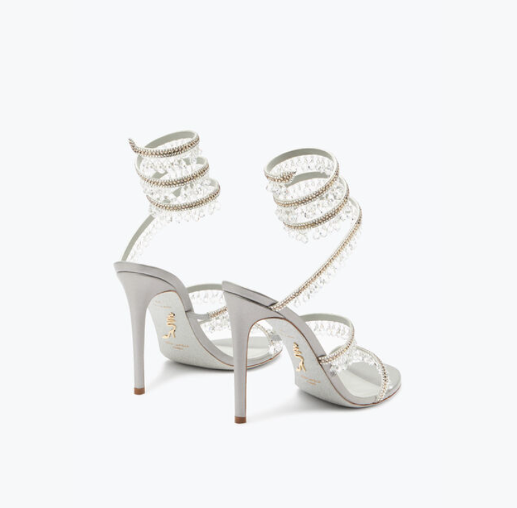 Cleo Sandalen mit Kristallriemen