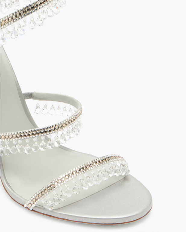 Cleo Sandalen mit Kristallriemen