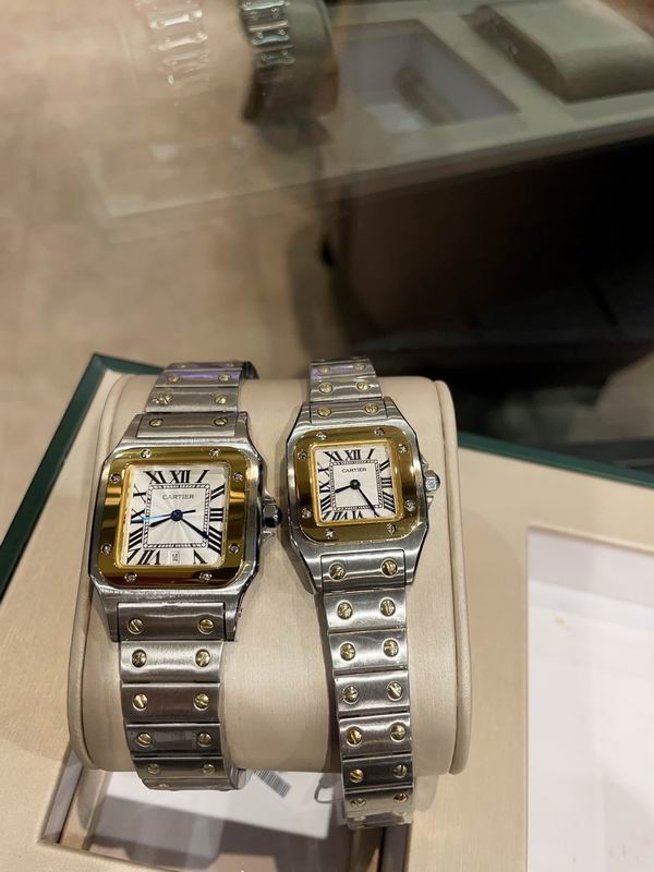 Square Case Steel Watch