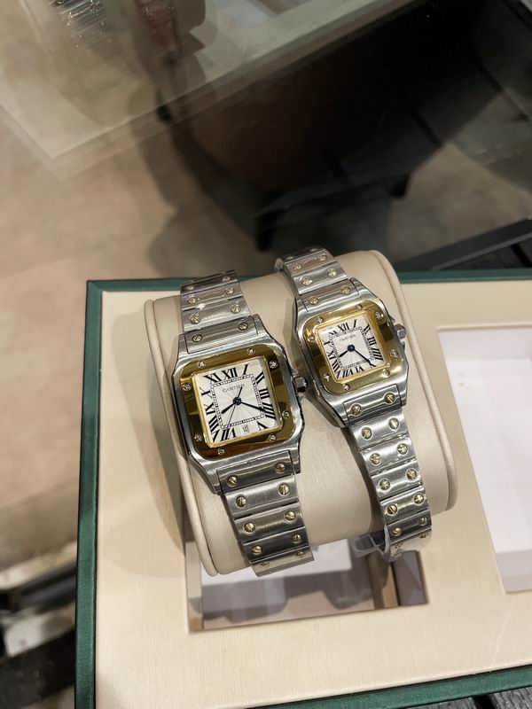 Square Case Steel Watch