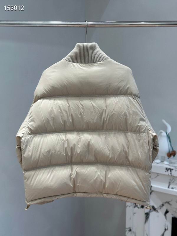 Chaqueta acolchada beige