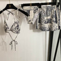 Traje de baño de 3 piezas minimalista