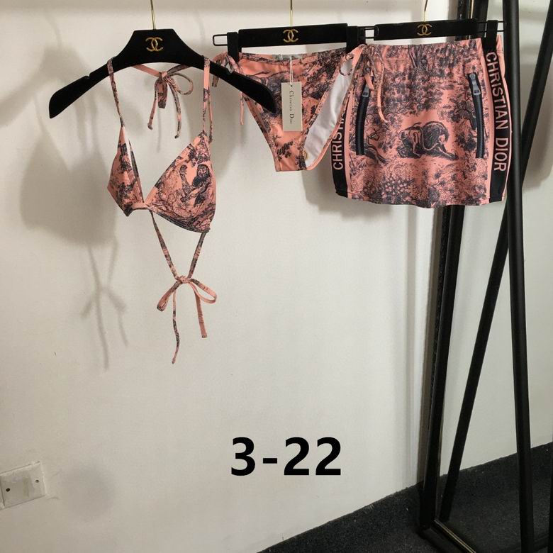 Traje de baño de 3 piezas minimalista