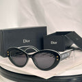 Gafas de sol ovaladas de acetato llamativas