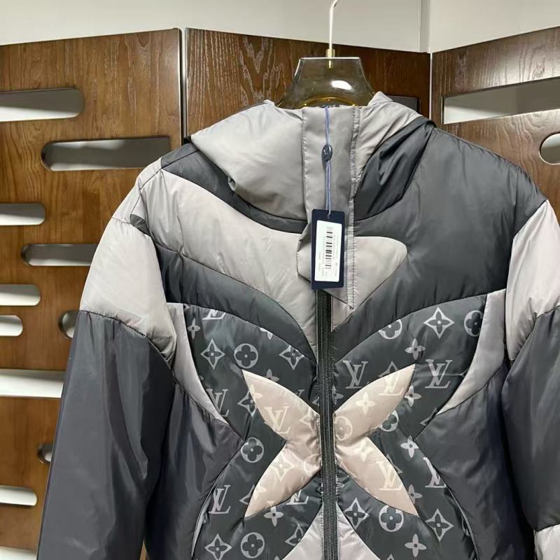 Geometric Down Jacket