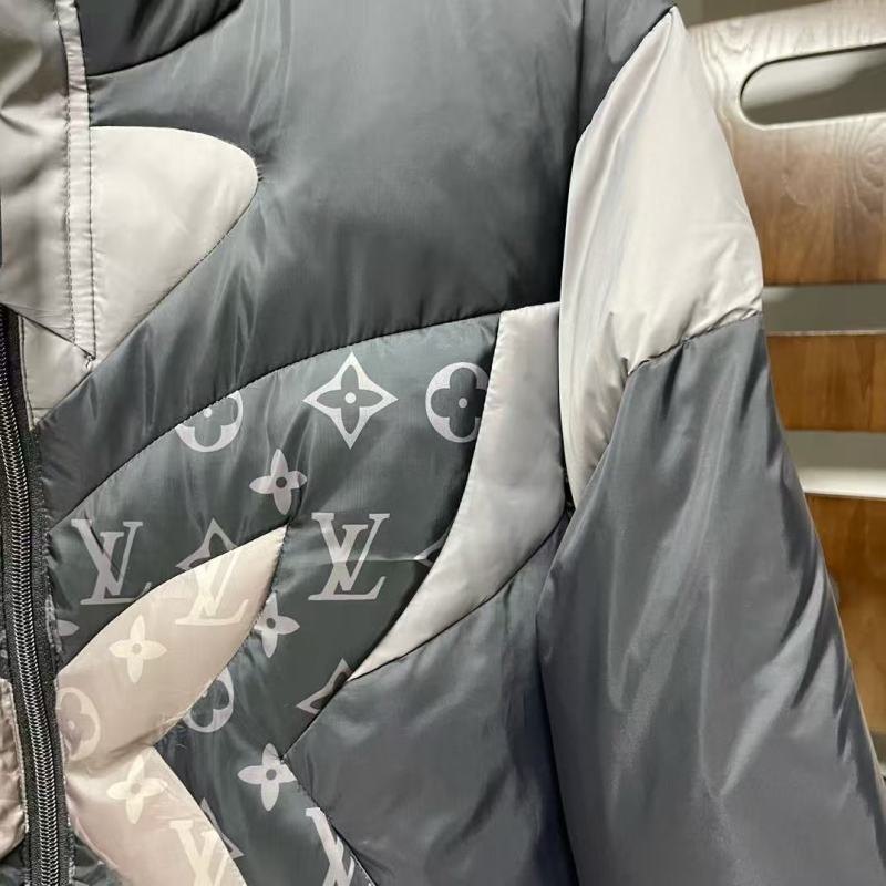 Geometric Down Jacket