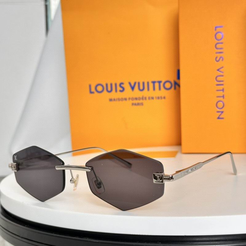 Randlose geometrische Sonnenbrille
