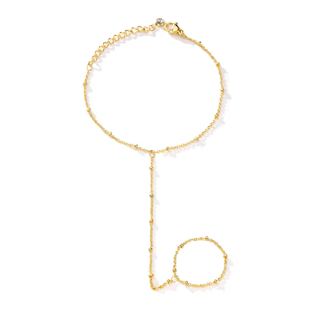 Minimalistisches Armband mit Ringgliedern