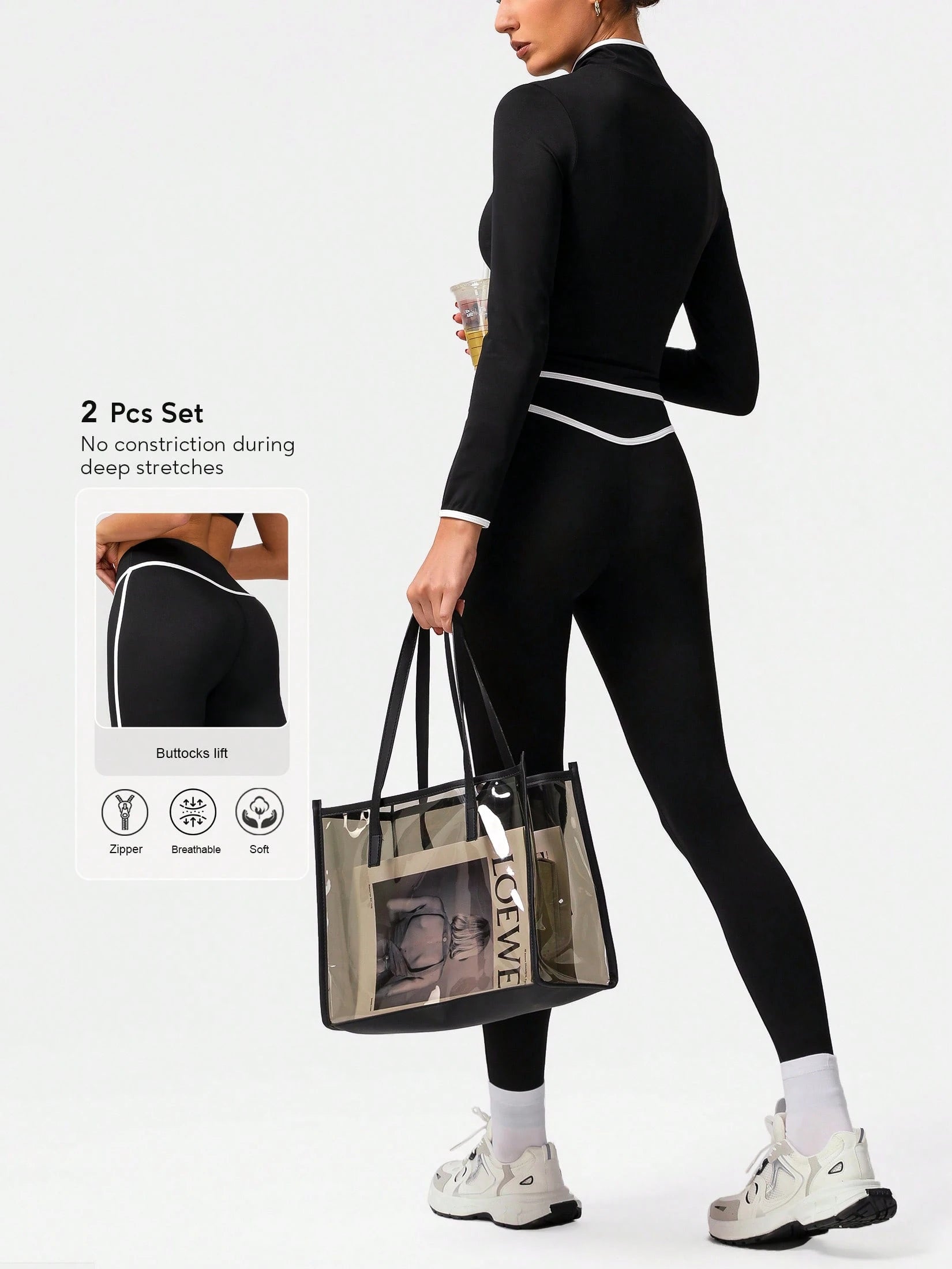 Contrast Trim Sports Set