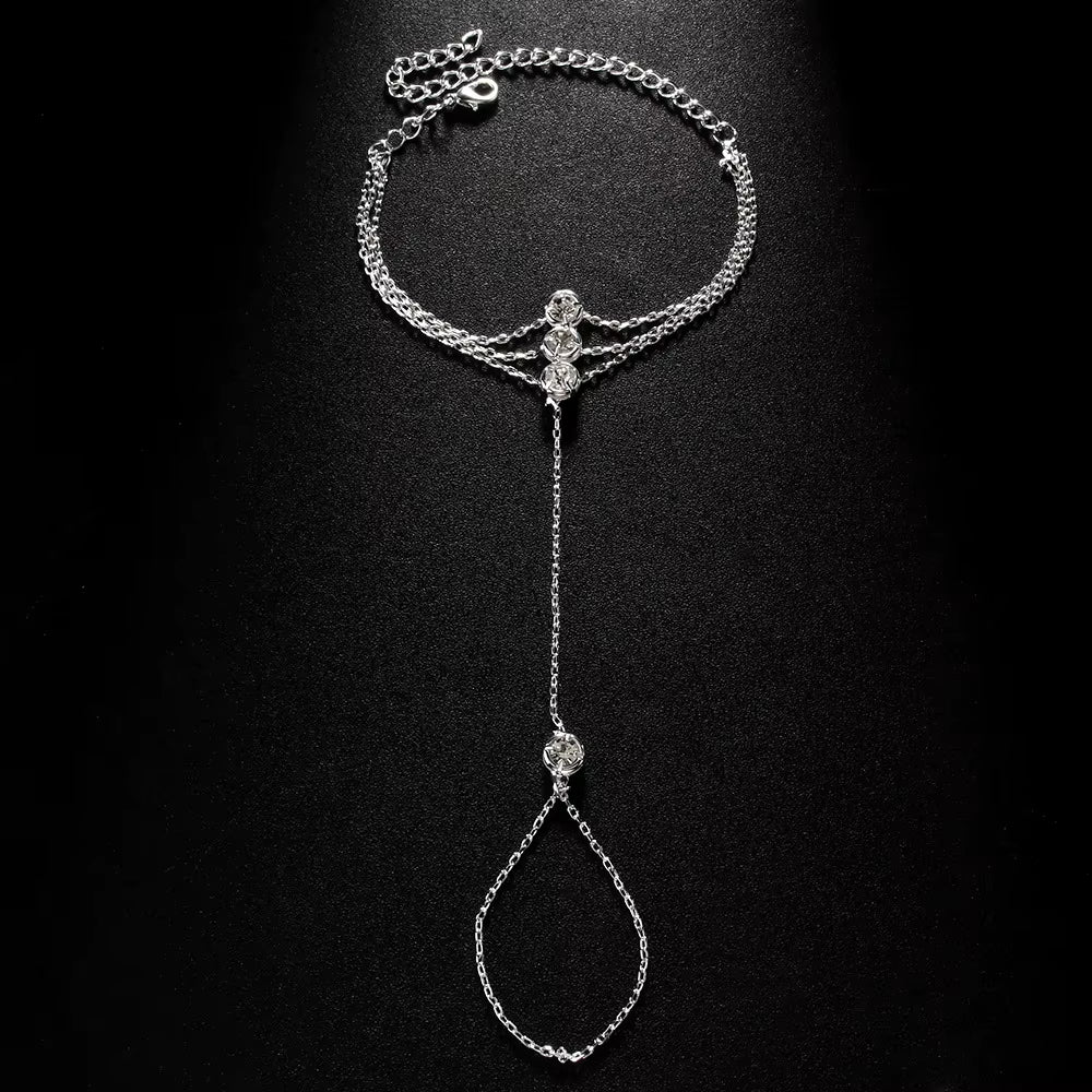 Pulsera Lilia de cadena para la mano