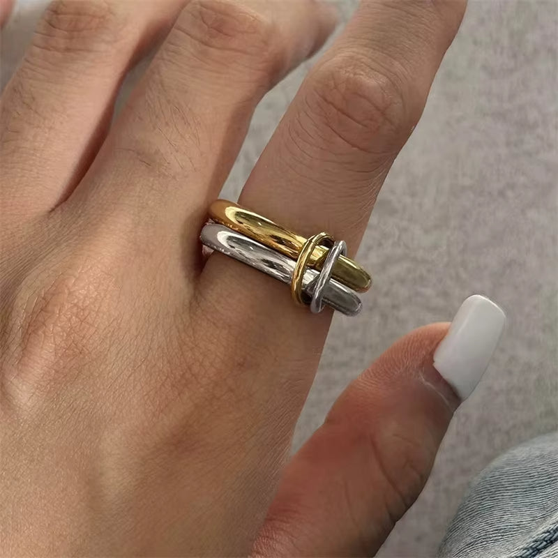 Viral-Stapelring mit 4 Bändern