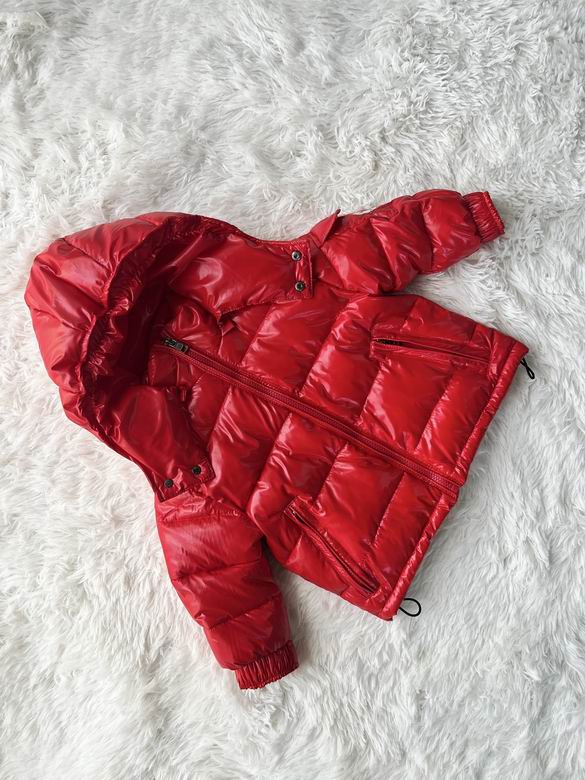 Chaqueta acolchada brillante para niños