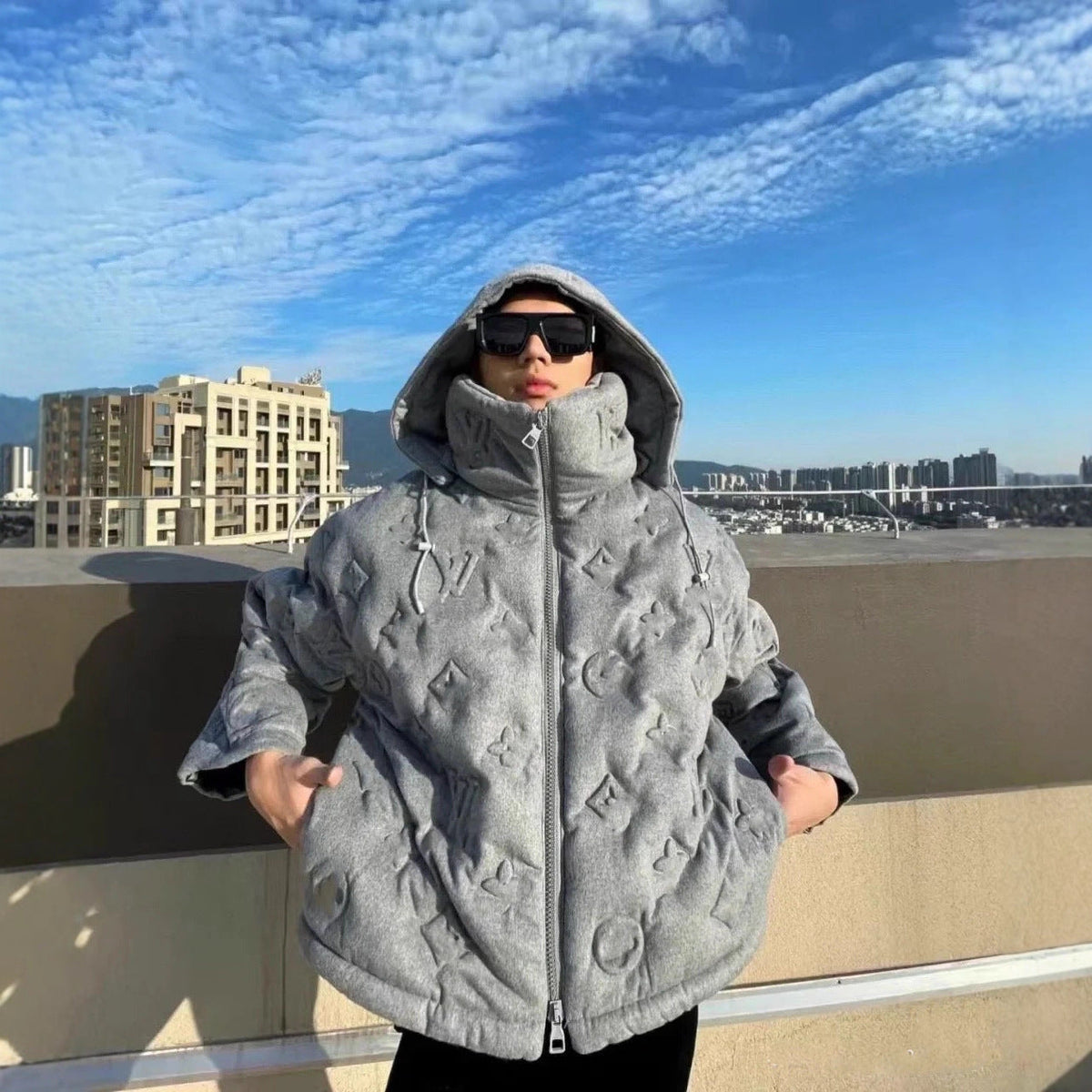 Textured Puffer Jacket DOR