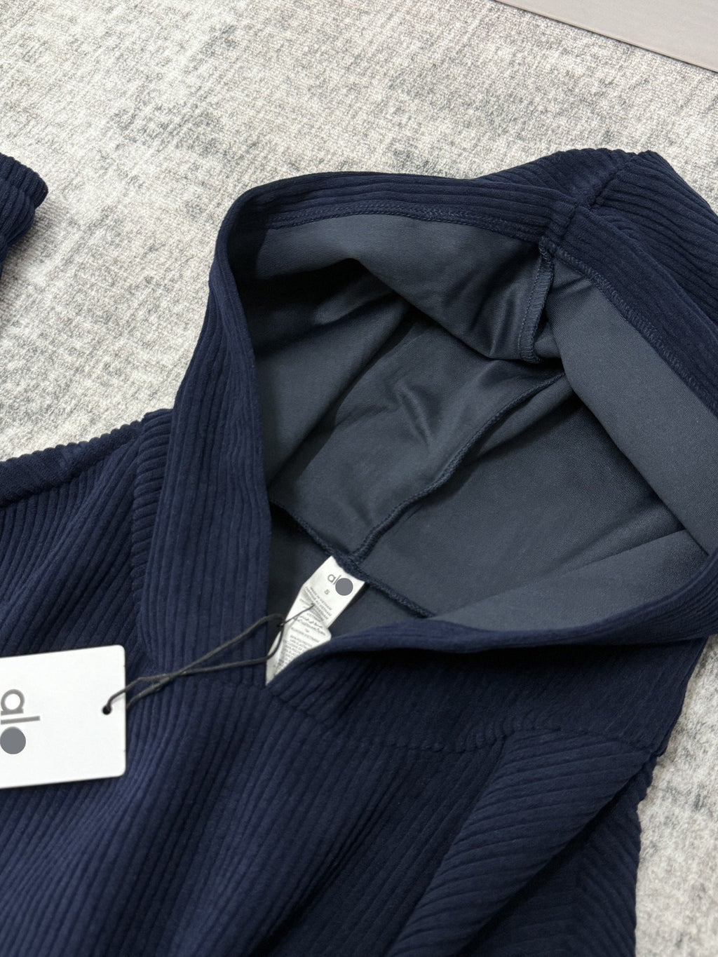 Two-piece corduroy lounge set