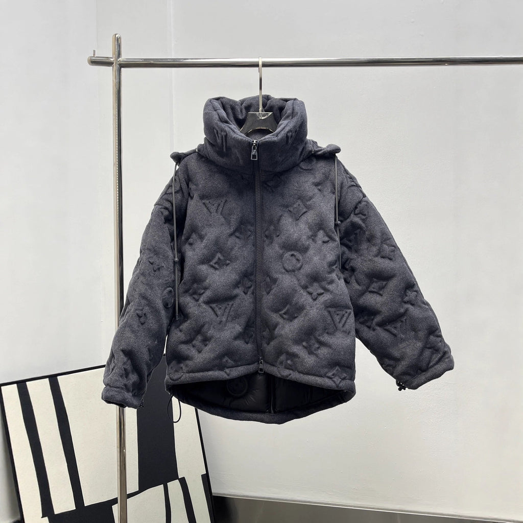Unisex-Steppjacke mit Struktur