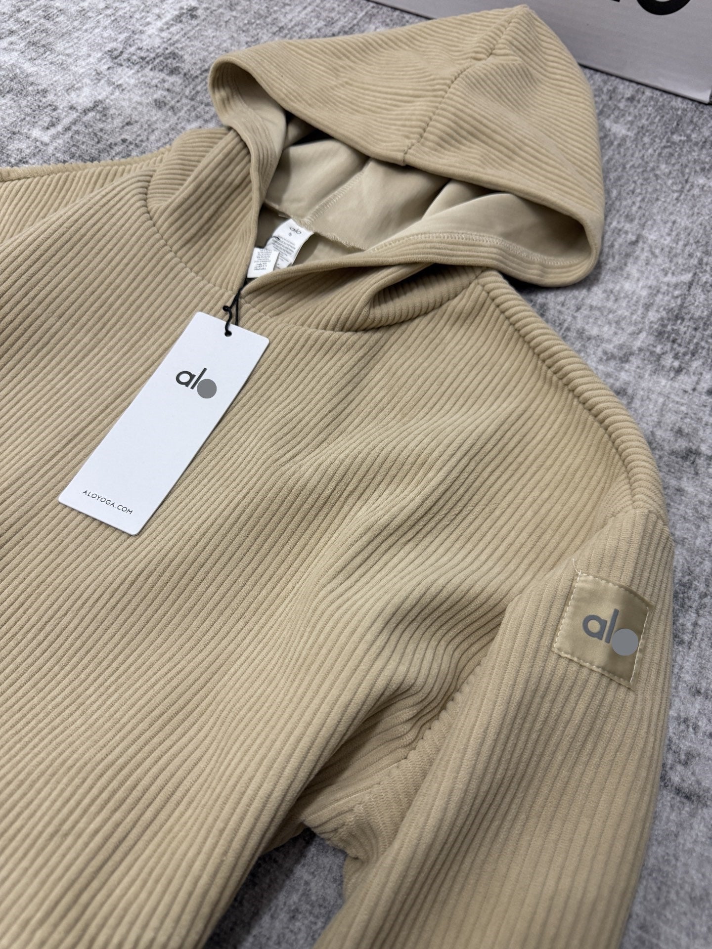 Two-piece corduroy lounge set