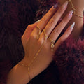 Minimalistisches Armband mit Ringgliedern