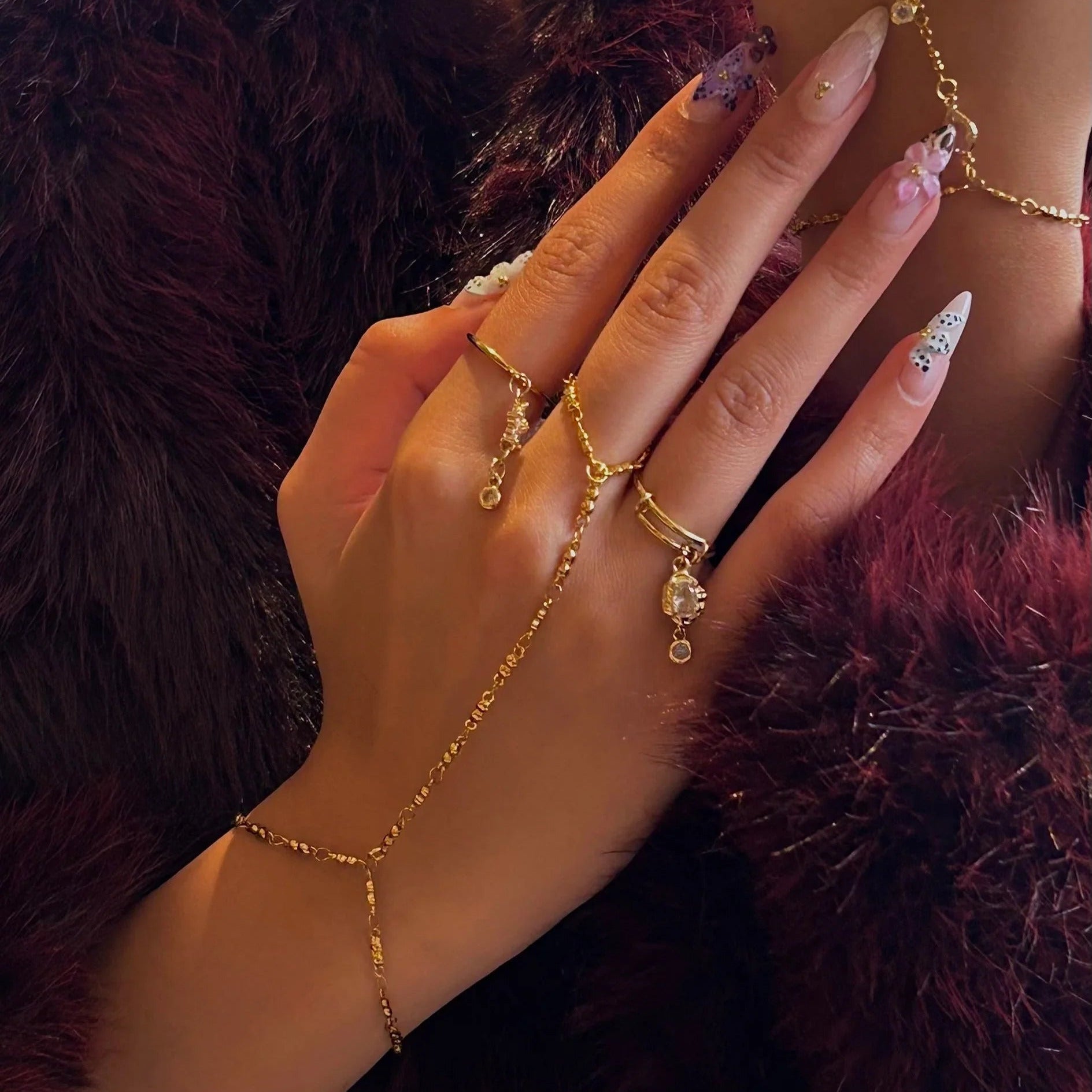 Minimalistisches Armband mit Ringgliedern