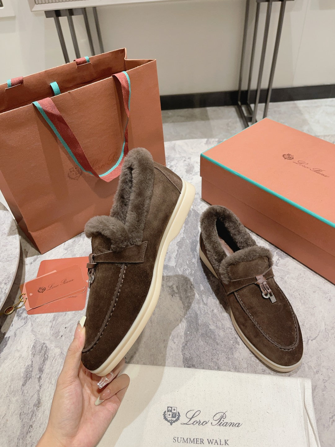 Hochwertige Lederloafer mit Quasten
