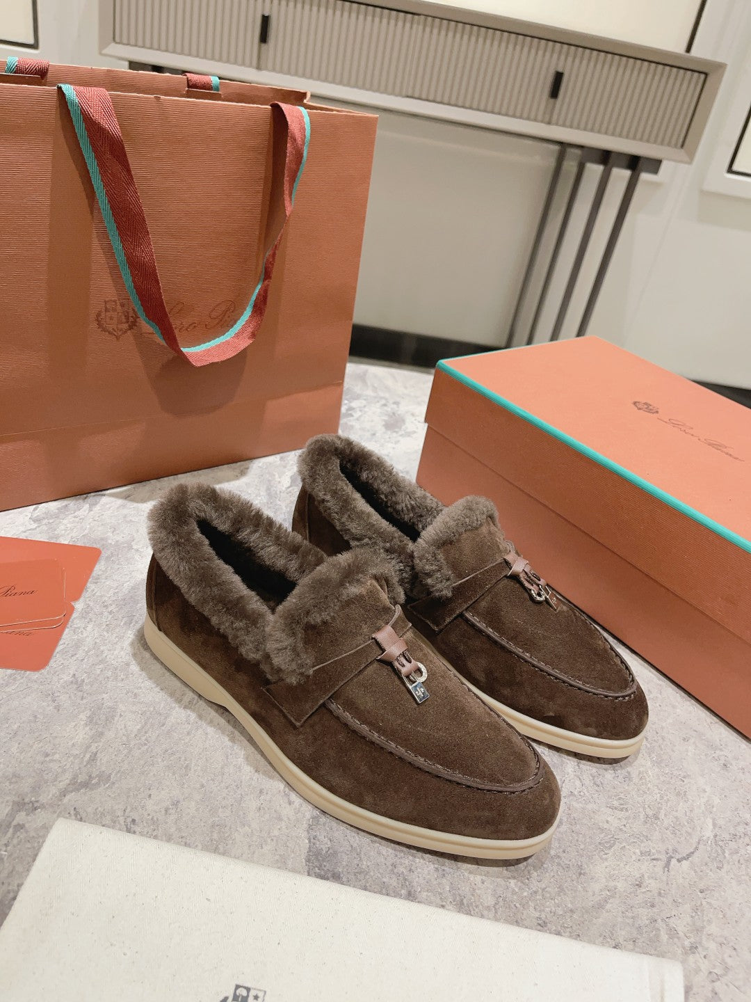 Hochwertige Lederloafer mit Quasten
