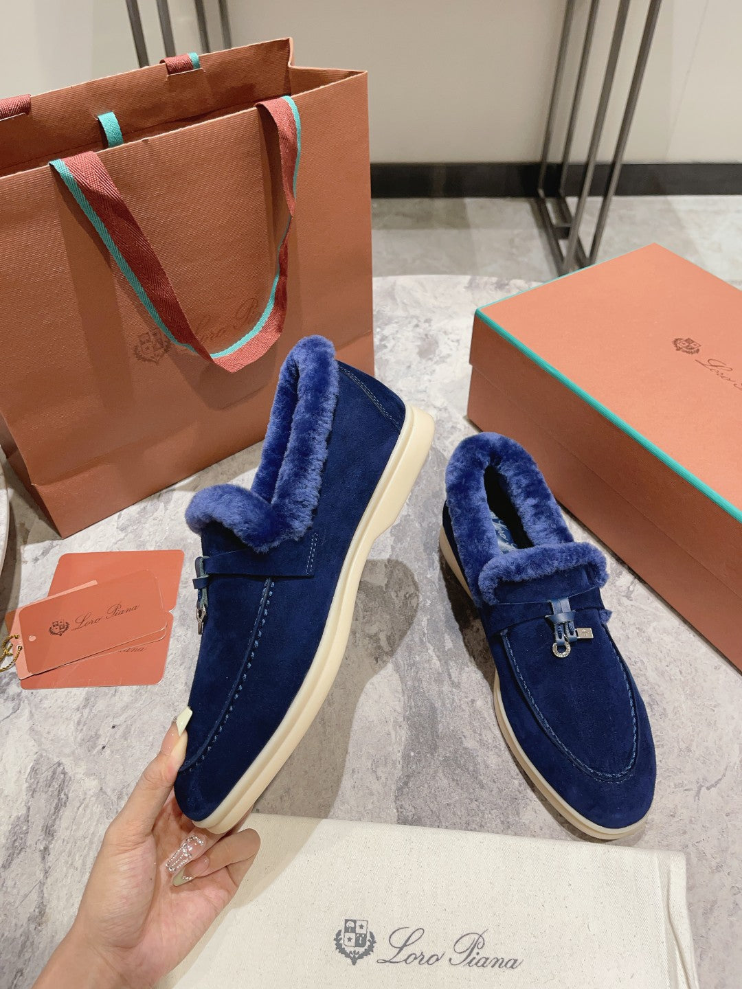 Hochwertige Lederloafer mit Quasten