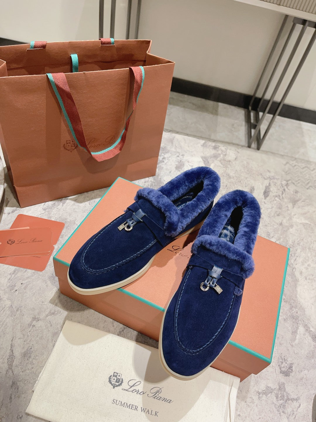 Hochwertige Lederloafer mit Quasten