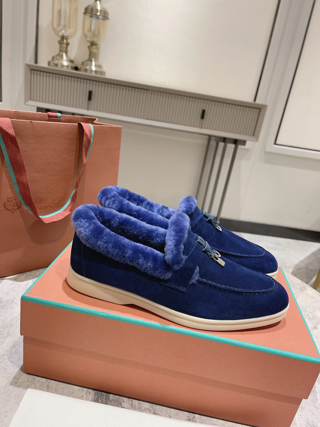Hochwertige Lederloafer mit Quasten