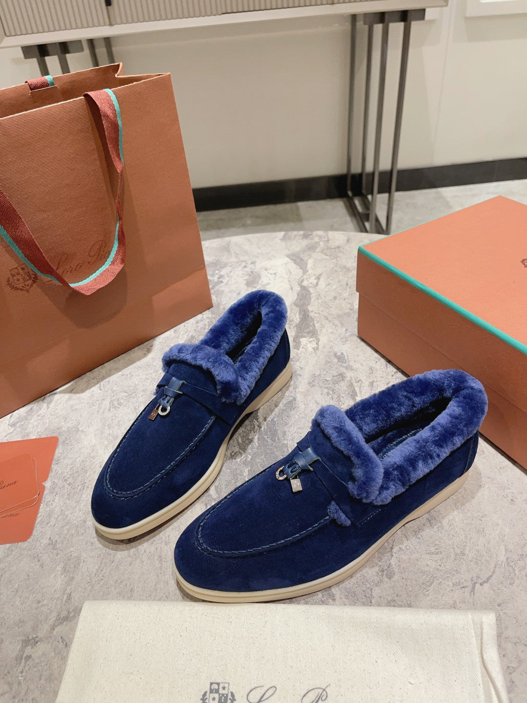 Hochwertige Lederloafer mit Quasten