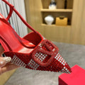 V-Schnallen-High-Heels