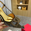 V-Buckle Heels